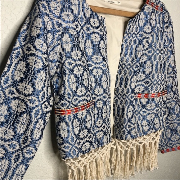 Revolve Tularosa Fringe Tassel Open Front Jacket - Picture 3 of 8